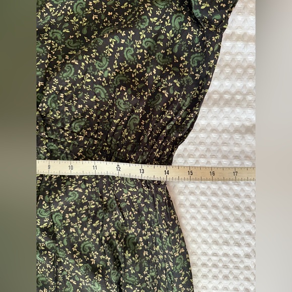 Mango Floral Long Sleeve‎ Maxi Dress Size Med (6) - Picture 9 of 12